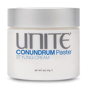 UNITE Hair - CONUNDRUM Paste - 3-in-1 Wax Paste &amp Cream for Flexible Hold Texture and Natural Finish - Ideal for All Hair Types 2 oz