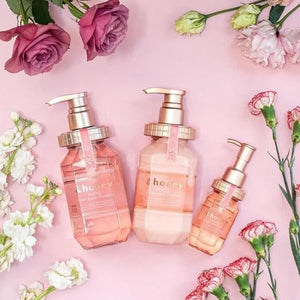 &amphoney Melty Moist Repair Shampoo Treatment &amp Hair Oil Set + Free Hair Tie