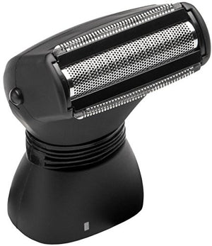 MANGROOMER Back Hair Shaver Replacement Complete Attachment Head with Shock Absorber Neck and Smooth Shaving Foil