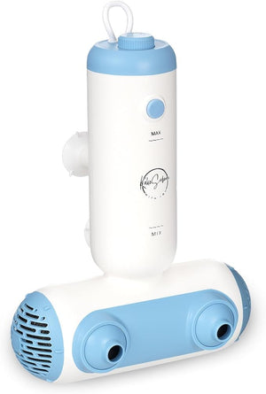 Bath Jets for Tub Portable Bath Spa for Bathtub with Dual Hydro Jets Bathtub Spa Machine Creates Soothing Bubbles for Daily Relax at Home Use (Blue)