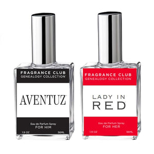 Lady In Red/Fragrance Club Collection His and Hers Perfect Scents Fragrance Duo