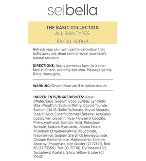 Melaleuca Seibella Basic Collection Facial Scrub Gentle Exfoliating Face Cleanser All Skin Types - 4 oz (former Affinia Scrub)