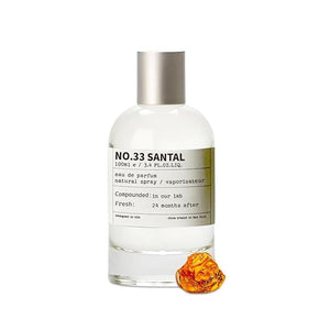 No.33 SANTAL Sandalwood Parfum Spray - Iconic Scent of New York A Cult Fragrance Unisex Eau De Parfume 100ml 3.4oz