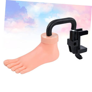 Housoutil Professional Nail Art Training Model Foot Nail Practice Model Light-weight Design for Manicure Tools