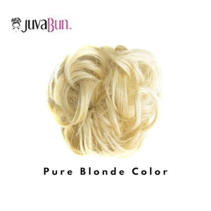 Juvabun Messy Bun Pure Blonde Hair Piece Human Hair Blonde ? Natural Soft Updo Look Secure &amp Lightweight Hair Bun Extensions For Women messy bun hair piece