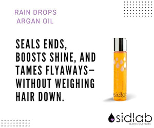 Rain Drops Argan Oil Treatment ? Professional Hair Serum for Shine Strength &amp Hydration ? Paraben &amp Sulfate-Free (2OZ)