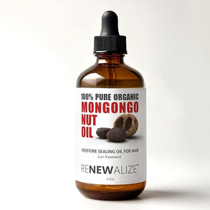 Organic Mongongo or Manketti Nut Oil | Seals in Moisture and Protects Curly Hair from Heat | 100% Pure Cold Pressed Mongongo Oil with Spray Nozzle | Treatment for Frizz and Boosts Shine