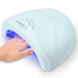 SUNUV Nail Dryer UV Light for Gel Nail Polish Professional UV LED Lamp with 3 Timer Settings Art Tools Auto Sensor SUNone Blue