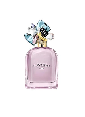 Marc Jacobs Perfect Elixir Eau de Parfum ? Ambery Floral Women's Perfume ? With Notes of Purple Rhubarb Golden Amber Woods &amp Vanilla Bean Extract - Vegan Fragrance