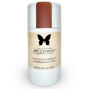 Enchanted Butterfly Tinted Antiperspirant Deodorant Stick- Dark Tone for Woman Matches Dark Skin Tone For a Natural Look Fresh Scent For all Day Protection 2.5oz 1 count Original