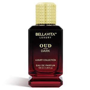 BellaVita Luxury OUD Dark Eau De Parfum (100ml) Unisex | Intense Arabian Perfume | Infused with Citrus Grapefruit Floral Vetiver Orris Musky OUD | Arabic Dark Oud Perfume for Women &amp Men
