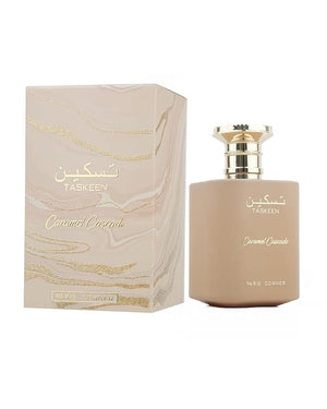 Paris Corner | Taskeen Caramel Cascade EDP - 3.4 Fl Oz | Sweet Elegance Perfume for Women and Men | Unisex Fragrance Featuring Caramel Milk Tonka Bean &amp Honey