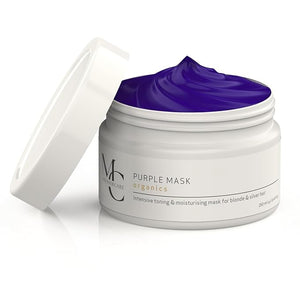 Purple Hair Mask - Tones Blonde, Silver, Brassy Hair - Deep Conditioning with Argan Oil, ProVitamin B5 - Hydrating, Repairing - Vegan, Sulfate and Paraben Free - 8.45 fl oz