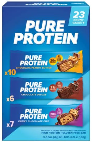 Protein Bars Variety Pack 1.76 oz 23-count