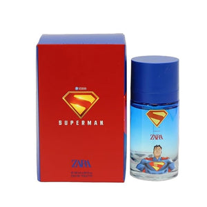 Zara Supermen DC Cologne for Kids Citrus Mandarin Spicy Musk Scent Fun Fresh and Light Fragrance Eau de Toilette 50ml (1.69 fl. oz.)
