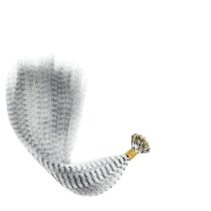 Synthetic Colored Faux Feather Hair Extensions 16 10 Strands/Pack Women's Heat Resistant Fiber Wig Accessories(8-10 Strands-Pack)