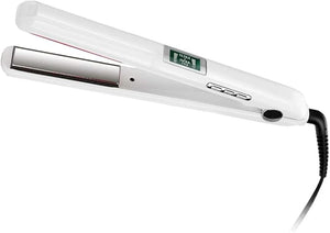 Ultrasonic Infrared Hair Straightener Care Flat Iron Hair Straightener for Hair Treatment Therapy Repair Damaged Hair Quickly Restore Bright and Shiny Hair White