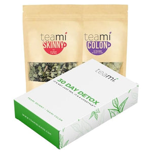 Teami¢ç 30-Day Detox Tea Pack: All-Natural Teatox Kit with Teami Skinny &amp; Colon Cleanse Loose Leaf Herbal Teas (Lemon)
