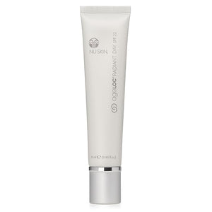 Nu Skin ageLOC Radiant Day SPF 22 | Broad-Spectrum UV Protection | Lightweight Non-Greasy Daily Sunscreen | Supports Skin Hydration &amp Defense | Daily Skin Care | 30-Day Supply