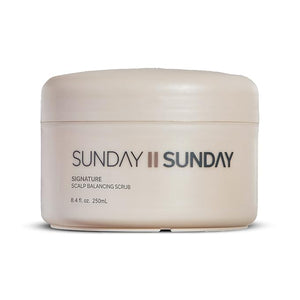 SUNDAY II SUNDAY Signature Scalp Balancing Scrub I Recovery Sugar Scrub for Dry Damaged Scalp I Keeps Hair Looking Feeling and Smelling Fresh I 8.4 fl oz