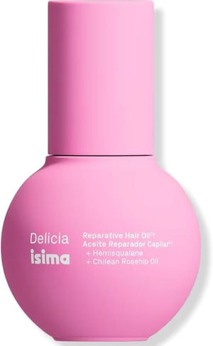 Isima Delicia Reparative Hair Oil 1.7 fl oz Nourishing Treatment for Damaged Dry or Frizzy Hair with Shine Boost