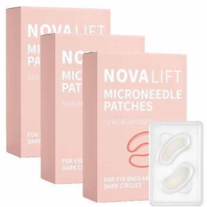MicroGlow Eye PatchesUnder Eye Patchs Hyaluronic Acid Eye Mask for Dark Circles for Women Forehead Wrinkle &amp Smile Line Patches (3BOX(9 Pairs))