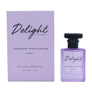 RawChemistry Delight Pheromone Infused Perfume for Women ? Women's Perfume Infused with Pheromones ? Delight by Raw Chemistry Spray with Feromonas ? con Feromonas para Mujer