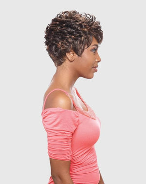 Vanessa Collection Synthetic Hair Wig Nalby (1B)