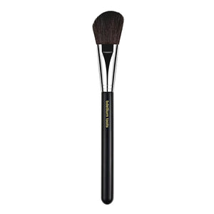 Bdellium Tools Professional Makeup Brush - Maestro Series 962 Slanted Blusher - With Mix of Soft Synthetic &amp Natural Fibers For Contour &amp Highlight (Black 1pc)