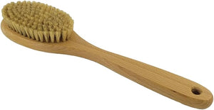 IPPINKA Natural Bath Brush - Oiled Beech Wood Handle - Made in Germany