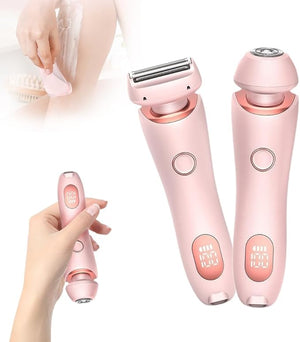 SilkGlide 2025 Premium Wet &amp Dry BeautyGlide Bikini Trimmer for Women Portable Pubic Hair Trimmer 3 in 1 Electric Shaver Razors Multifunctional Shaver for Women (Pink)