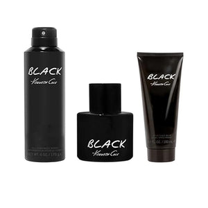 Kenneth Cole Black Eau de Toilette 3 PC Gift Set for Men
