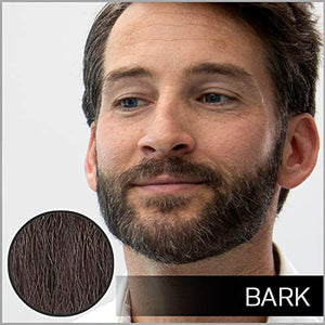 VOLT Grooming Temporary Instant Beard Color Single Pack - Quick Drying Plant Based Hypoallergenic Brush on Color for Beards Mustaches and Eyebrows - 0.35 Fl Oz (10 ml) Bark (Dark Brown)