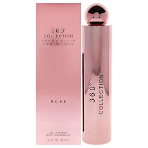 Perry Ellis 360 Collection Rose for Women Eau de Parfum Spray 3.4 Ounce