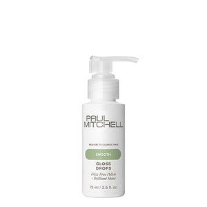 Paul Mitchell Gloss Drops Shine Serum Frizz-Free Polish Brilliant Shine For Medium To Coarse Hair