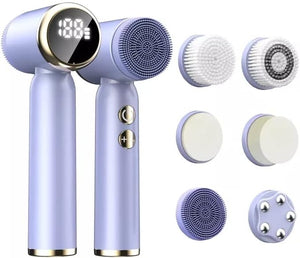OLAZARAH | Facial Cleansing Exfoliating Face Wash Brush Rechargeable Waterproof LCD Display Screen by OlaZarah