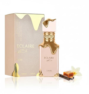 Lattafa Eclaire - Vanilla Caramel Sweet Floral - Eau de Parfum Long-Lasting Fragrance for Women 3.40 Ounce / 100 ml