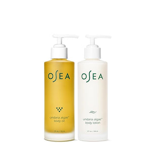OSEA Undaria Body Bestsellers Full Size Set ? Limited Edition Holiday Bundle - Includes Undaria Algae¢â Body Oil 5oz &amp; Undaria Algae¢â Body Lotion 5oz ? Hydrating &amp; Firming Body Care