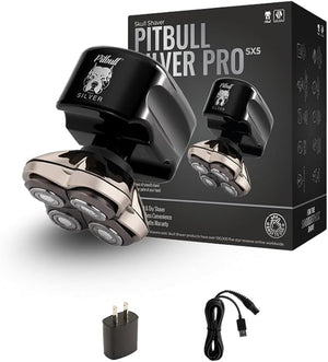 Skull Shaver - Pitbull Silver PRO SX5 Head and face Shaver