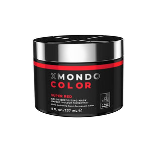 XMONDO Color Super Red Depositing Mask &amp Semi-Permanent Red Hair Dye | Infused with Bond Boosting Technology &amp Hyaluronic Acid for Nourishment Revitalization &amp Repair Vegan Formula 8 Fl