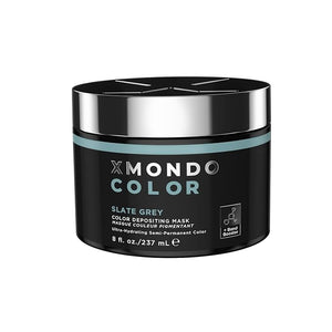 XMONDO Color Slate Grey Depositing Mask ? Semi-Permanent Grey Dye with Bond Booster &amp Hyaluronic Acid 8 oz