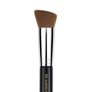 Bdellium Tools Professional Makeup Brush - Maestro Series 956 Slanted Precision Kabuki - With Soft Synthetic Fibers, For Perfect Complexion (Black, 1pc)