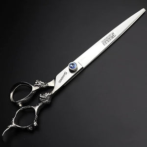 Hair scissors Professional hair scissors Japanese hair scissors 440C stainless steel/rose razor [scissors bag is a gift (9 inch flat)