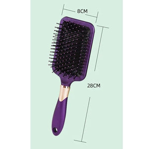 Women Hair Combs Massage Hairbrush Air Cushion Hair Combs Hair Brushes Hair Styling Tools 11Inch (Color : Red)