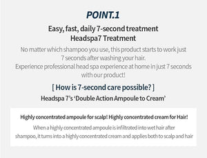 Headspa7 Treatment Anti-Thinning Hair Treatment (10.14oz) Hair Strengthening &amp; Thickening Root Strengthening &amp; Moisturizing Hair Treatment for Complete Silky, Nourishing Shine Hair pack of 2