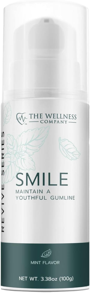 Smile Toothpaste - Gum Health Natural Whitening Smooth Feel - Flouride-Free Peroxide-Free BPC-157 Peptide