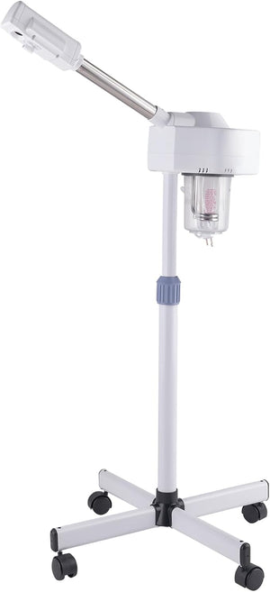 Touch Screen Facial Steamer Esthetician Steamer Professional Aromatherapy Humidifier Face Spa Mist Steam for Home Beauty Salon Personal Skin Care Deep Cleaning (Without 3X Magnifying Lamp)