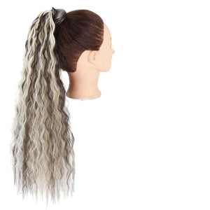 Hair Chignon Set Of 1 Synthetic Messy Bun Curly Wavy Wig Wraparound Ponytail Extensions Bun Hair Accessories for Women Hair Pieces For Women(Q19 F8-613)