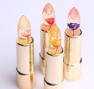 KAILIJUMEI Moisturizer lipsticks Lips Care Surplus Bright Flower Jelly Lipstick 4g x 4 PCS SET