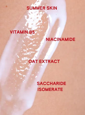 Summer Skin Body Serum - Hydrating Body Lotion with Niacinamide Vitamin B5 + Oat Extract for Dry Skin Repair Fast Absorbing Non-Greasy Formula 150ml